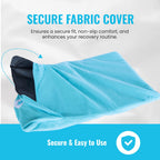 ICEWRAPS Extra Cover ONLY for 12x21 Clay Ice Pack | Reusable and Washable Soft Fabric Cover for Cold Pack | Fabric Cold Compress