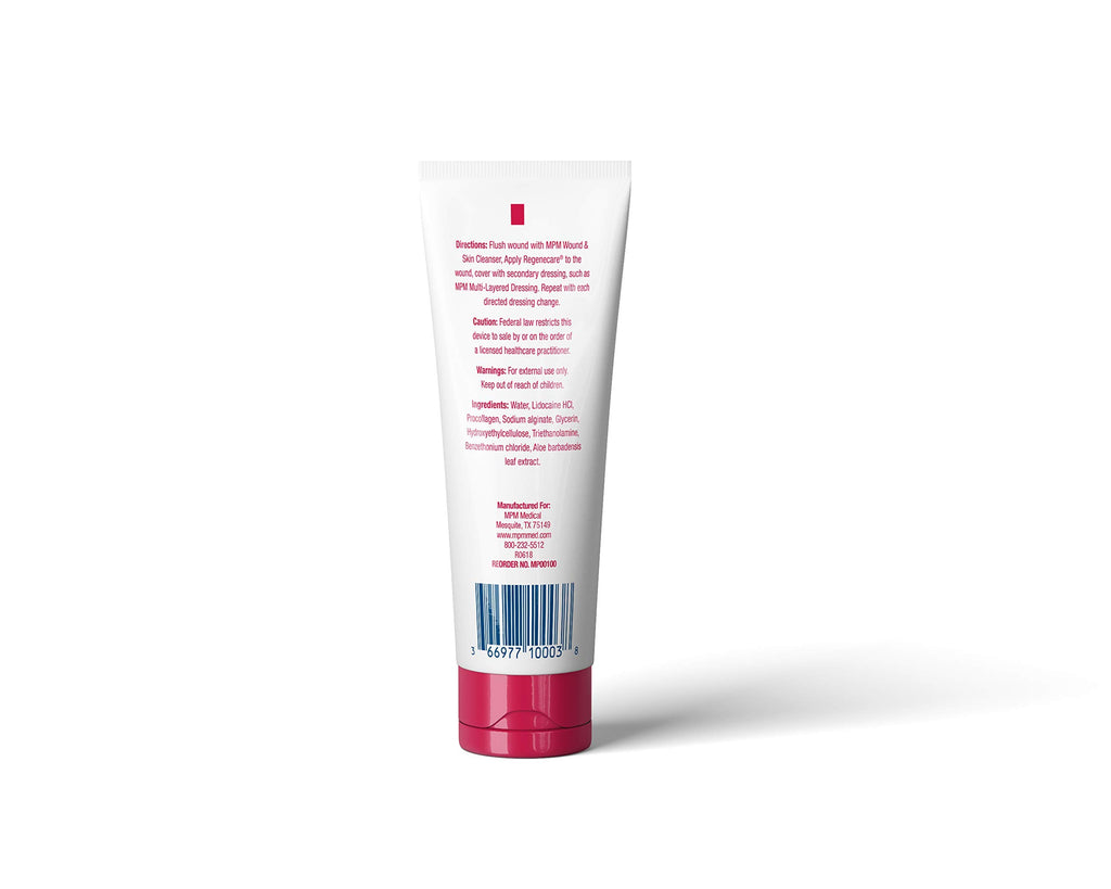 Regenecare Wound Gel, 3oz Tube, by MPM Medical