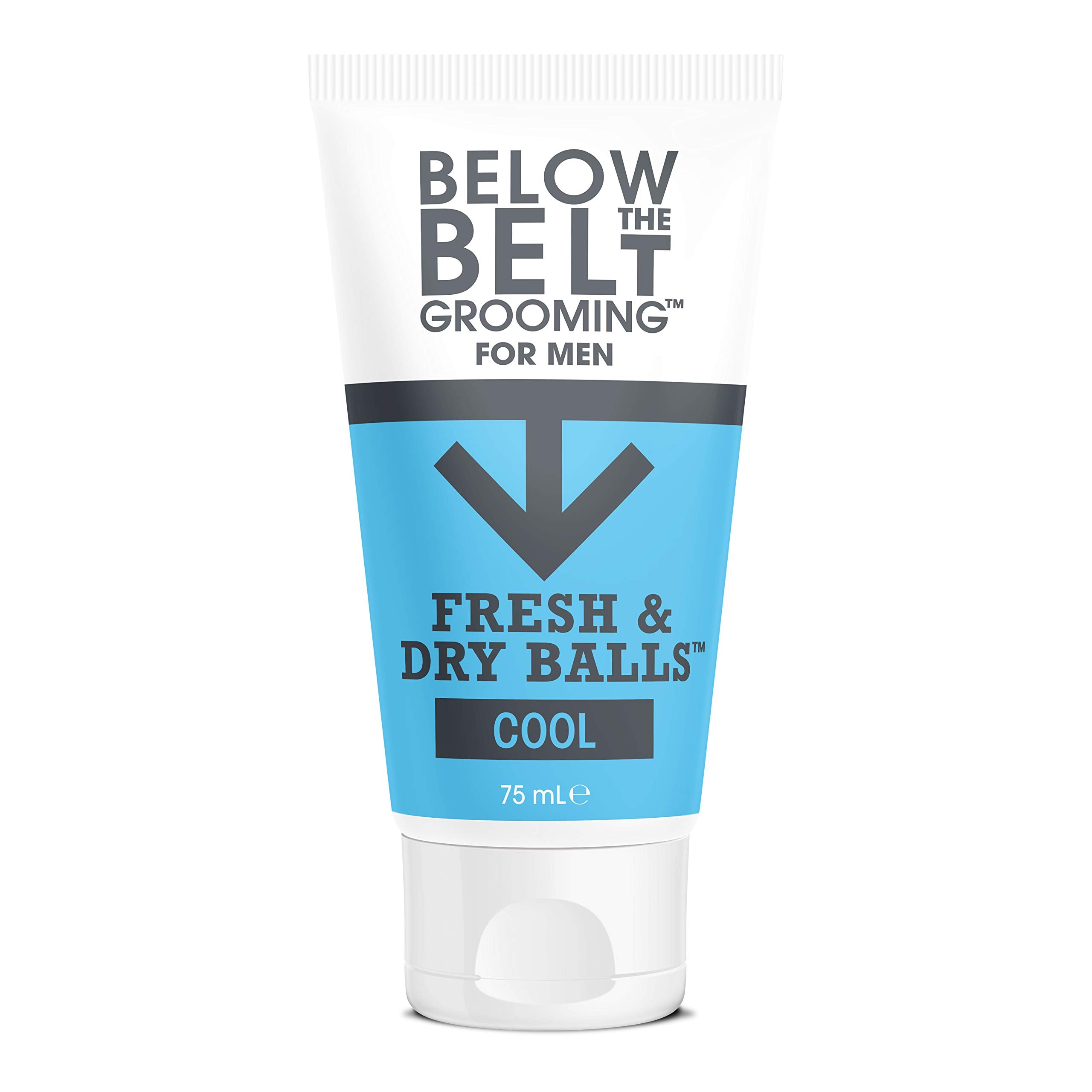 Below The Belt Grooming Fresh & Dry Cool Intimate Deodorant For Men, Protects against Sweat, Odour and Chafing, Cool Mint Fragra