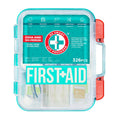 Be Smart Get Prepared First Aid Kit, Teal, 326 Piece, Exceeds OSHA and ANSI Guidelines 100 People - Office, Home, Car, School, E