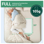 EnjBioMed Eco-Friendly Extra Large Ultra Absorbent Bed Pads Disposable Adult 105g (30 X 36 Pack of 50), with Adhesive Strips , L