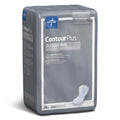 Medline ContourPlus Bladder Control Incontinence Pads, Moderate Absorbency, 5.5 x 10.5, 28 Count (Pack of 12)
