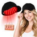 Clprelu Laser Hair Growth Cap, Red Light Therapy for Hair Growth, Black
