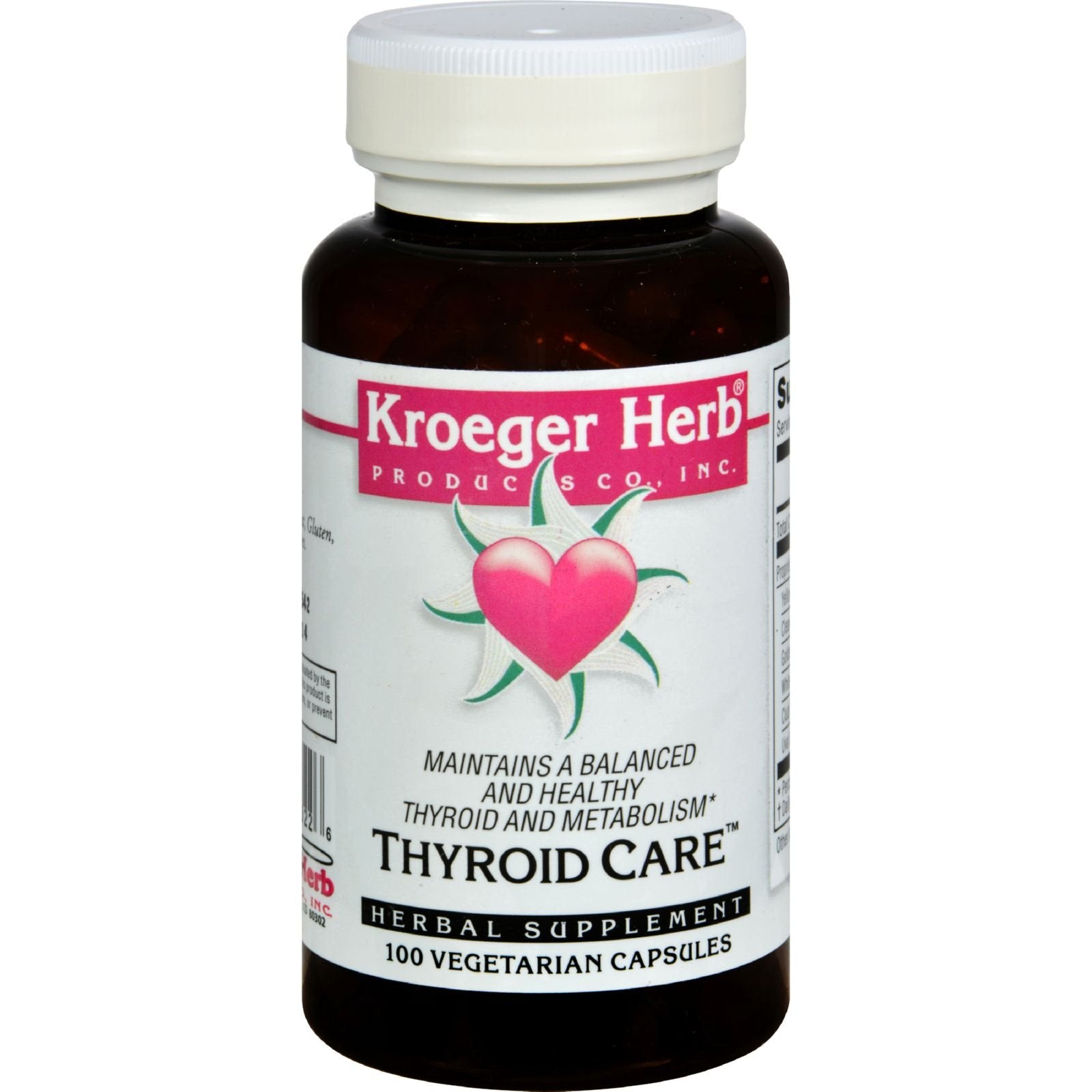 Kroeger Herb Candida Formula #1 100 Vcap2