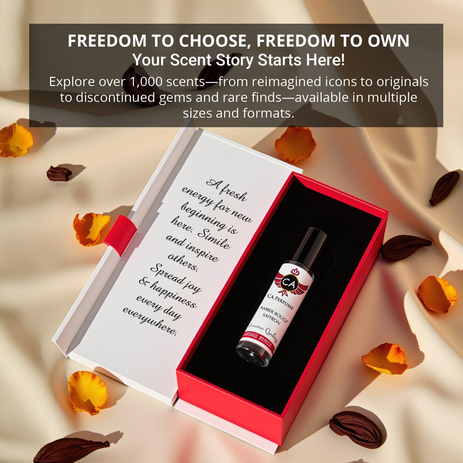 CA Perfume Impression of Absolute Aphrodisiac Unisex Perfume Oil Amber Spicy Scent Long Lasting Fragrance for Women and Men Trav