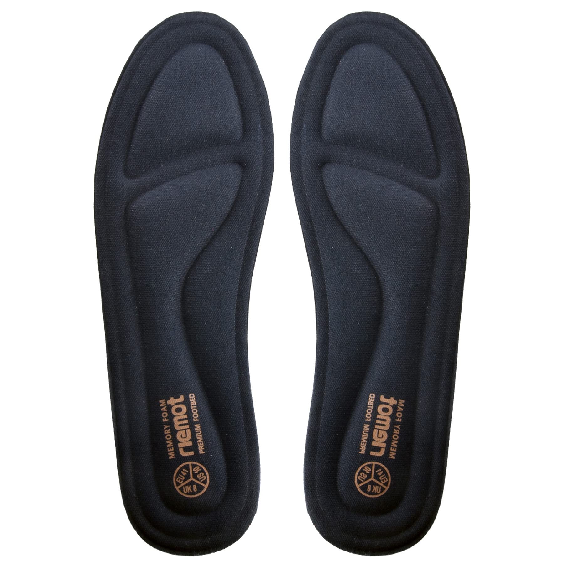 riemot Womens Memory Foam Insoles Super Soft Replacement Innersoles for Running Shoes Work Boots Comfort Cushioning Shoe Inserts