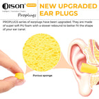 500Pairs Foam Earplugs, 32dB Disposable Noise Reduction Ear Plugs, Hearing Protection Bulk Ear Plugs for Shooting Range, Work, T