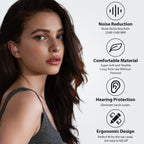 Yawsoy Ear Plugs for Sleeping Noise Cancelling, Reusable Soft Noise Reduction Earplugs for Sleep, Focus, Travel, Work, Motorcycl