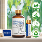 HIQILI 100ML Eucalyptus Essential Oil for Spray, Diffuser & Skin, 100% Pure Undiluted - 3.38 Fl Oz