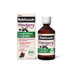 Robitussin Maximum Strength Elderberry Cough + Chest Congestion DM Cough Medicine for Adults, Cough and Chest Congestion Relief 