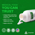 UreaTabs Oral Urea Tablets 1.875 Grams for Hyponatremia Management Low Sodium Support Tasteless Coated 240 Tablets in 1 Bottle E