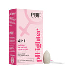 PURE WOMAN pH-ighter 10 Vaginal Boric Acid Suppositories for Women with Hyaluronic Acid - 4 in 1 Vaginal Suppositories for Disco