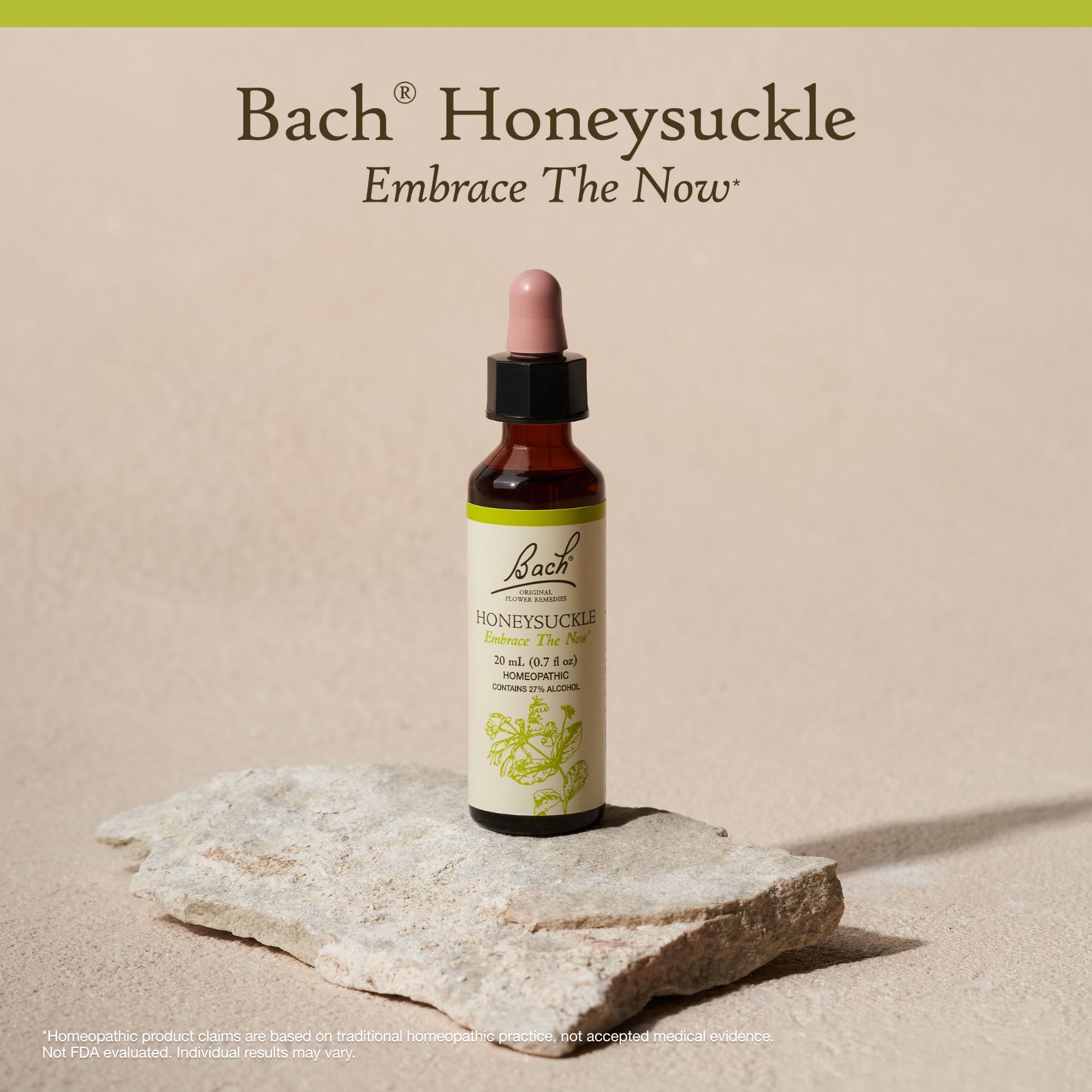 Bach Original Flower Remedies, Honeysuckle - Embrace The Now - Natural Homeopathic Flower Essence for Emotional Balance - Vegan,