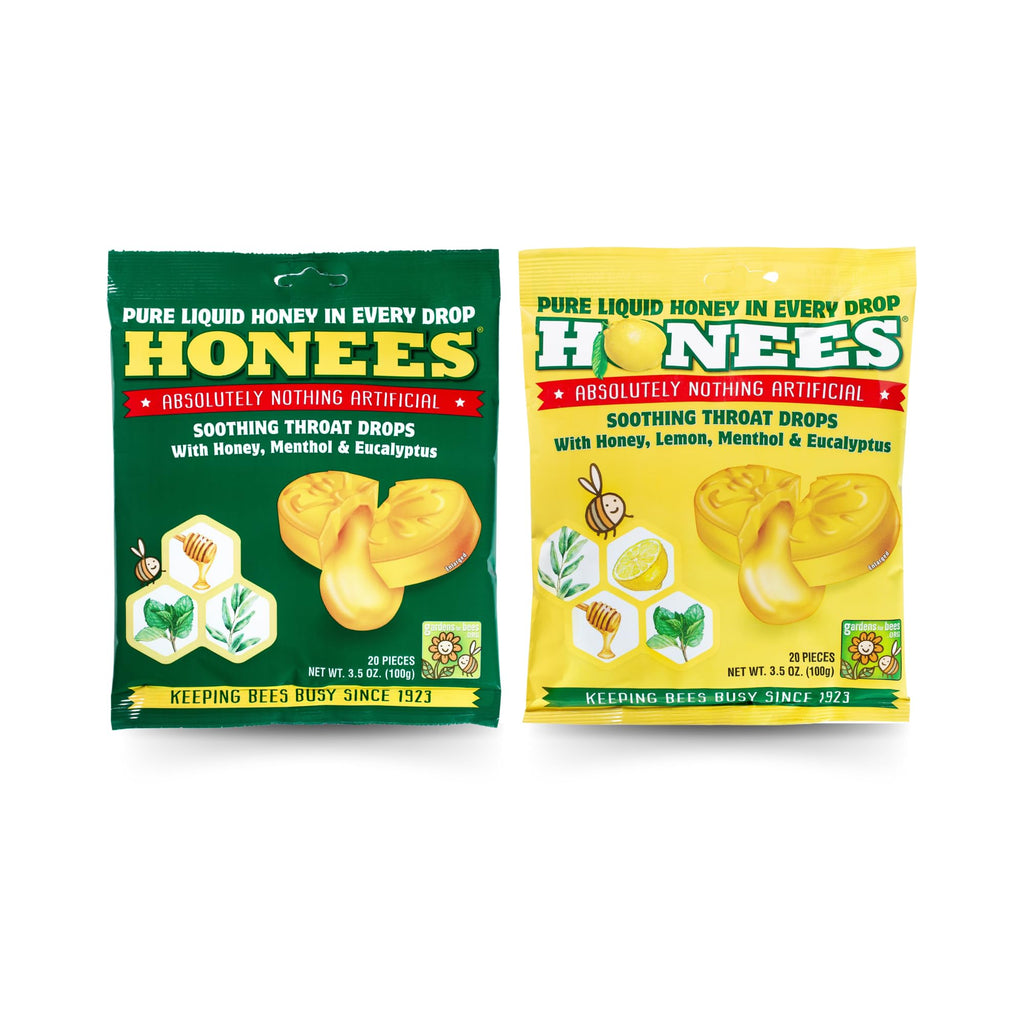 Honees Honey Filled Drops, Variety Pack (Honey and Honey Lemon)-Natura ...