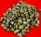 Indian Consigners Natural Crushed Polished Tumbled Gem Stone Chips, Decoration & Healing Crystals (Pyrite)
