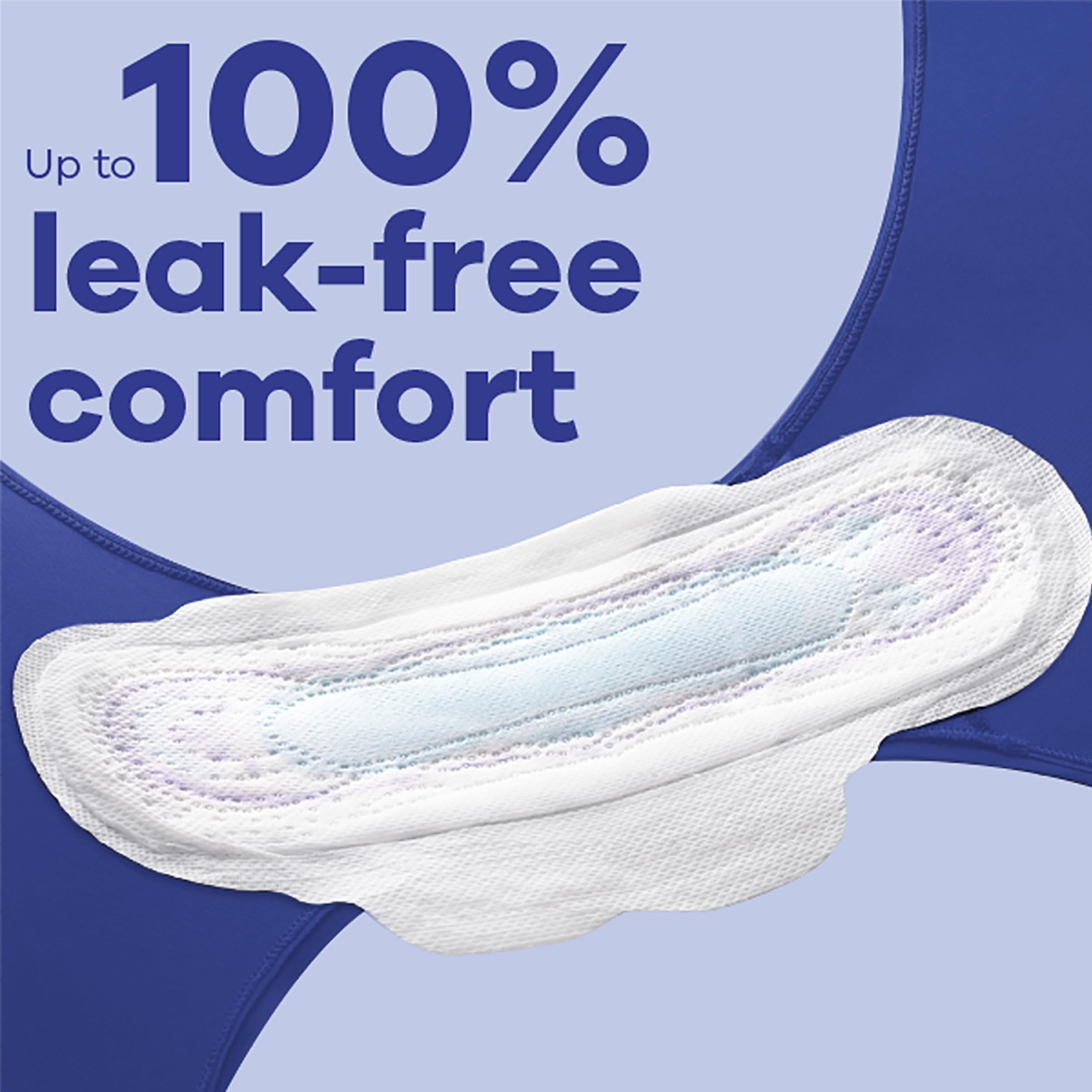 Always Ultra Thin Pads Size 2 Super Long Absorbency Unscented with Wings, 58 Count, Packaging May Vary