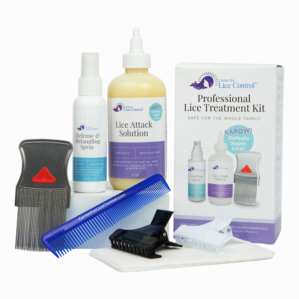 Kapow All-in-One Head Lice Treatment Kit for Family - Extra Strength L ...