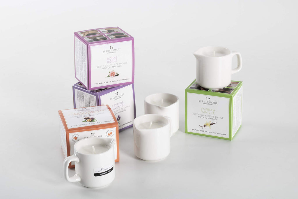 Beauty Image Vanilla Hot Oil Body Massage Candle