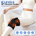 Heating Pad for Knee, Knee Massager with Heat, 3-in-1 Foot Massager with Heated for Knee/Shoulder/Elbow, 5 Heat Levels and 5 Vib