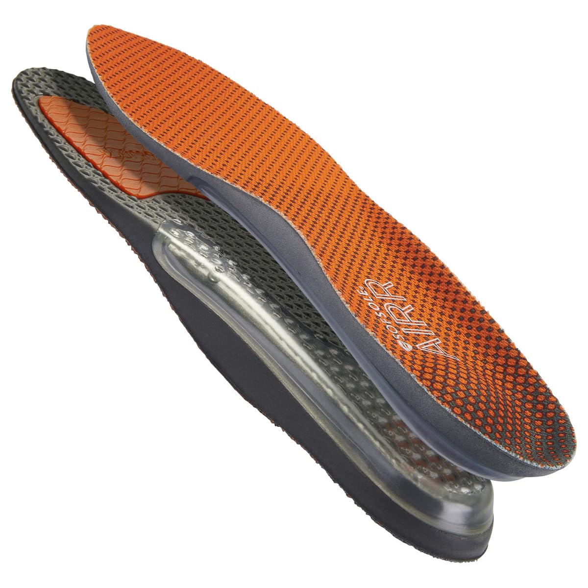 Sof Sole mens Airr Performance Full-length Insole, Orange, 9-10.5 US