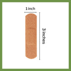 McKesson Adhesive Bandages, Sterile, Fabric Strip, 1 in x 3 in, 100 Count, 2 Packs, 200 Total