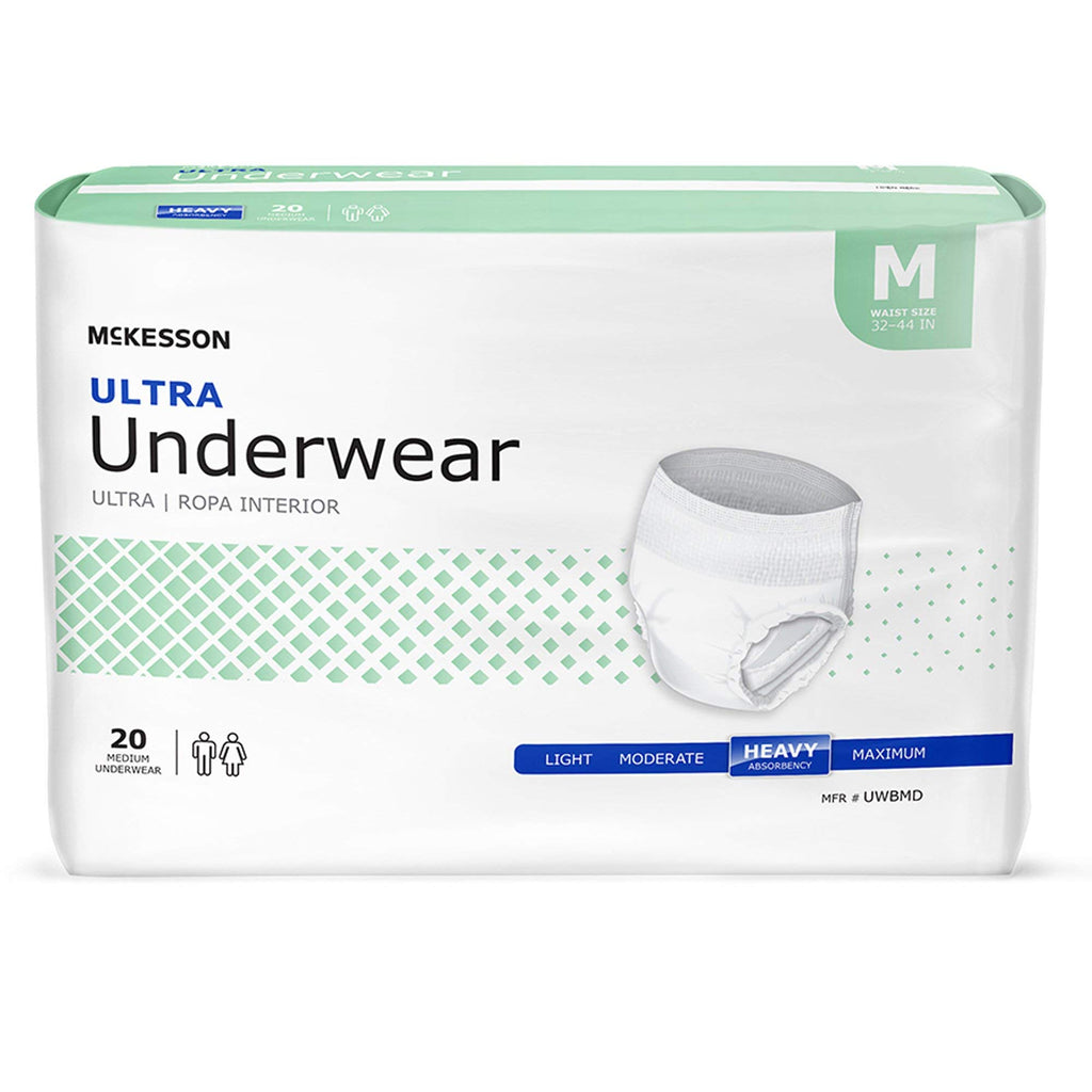 McKesson Ultra Adult Incontinence Underwear, [20 Count], Heavy Absorbe ...