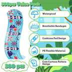 Sublaga 300 Pcs Adhesive Bandages, 33 Styles Kids Cartoon Bandages, Flexible, Colorful, Waterproof, Breathable, Protect Scrapes