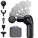 BOB AND BRAD D2 Mini Massage Gun with 6 Adjustable Angle, Small Deep Tissue Massage Gun, Travel Portable Percussion Muscle Massa