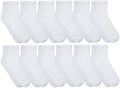 Yacht & Smith 12 Pairs Value Pack of Men and Women Diabetic Nephropathy and Edema Ankle, Ring Spun Cotton Socks