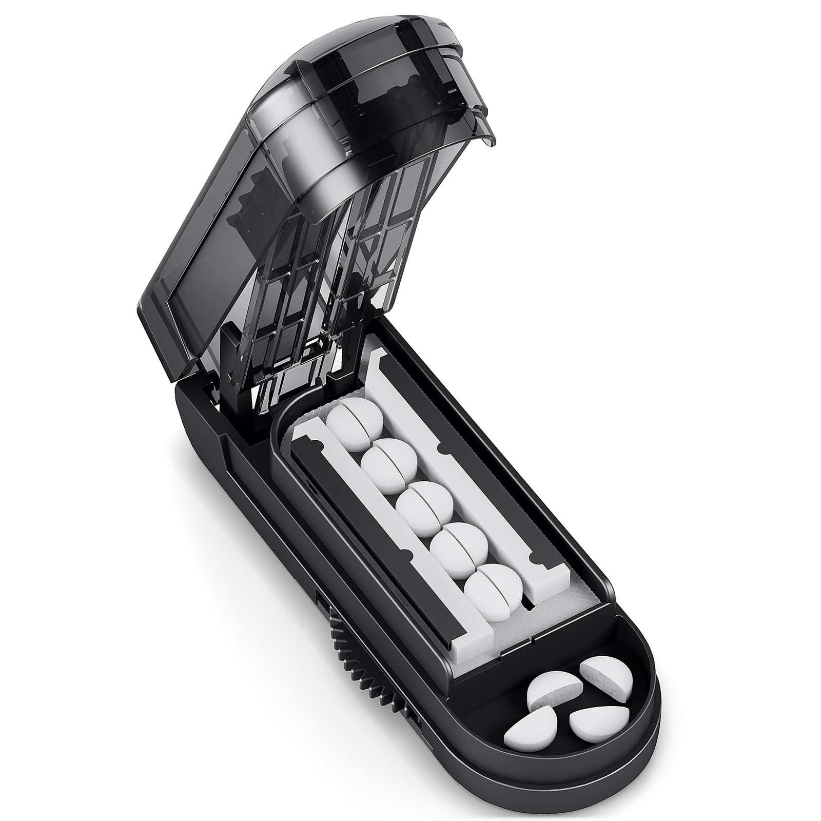 DEPAD Pill Cutter Splitter for Cutting Multiple Pills, Adjustable Pill Cutter Splitter for Small and Tiny Pills with Accurate Pi