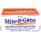 Mite-B-Gone Relief Soap - Fast Anti-Itch Soaps for Human Mites, Insect & Mosquito Bites, Itching & Discomfort | Kid Safe | Effec