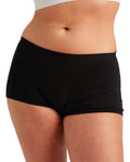 Saalt Comfort Modal Boyshort Period Underwear - Heavy Absorbency - Comfortable, Thin, and Keeps You Dry from All Leaks (X-Small,
