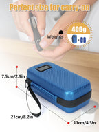 LengKe Insulin Cooler Travel Case with 2 TSA Approved Gel Ice Pack, Temperature Display Refrigerated Medicine Travel Case for In