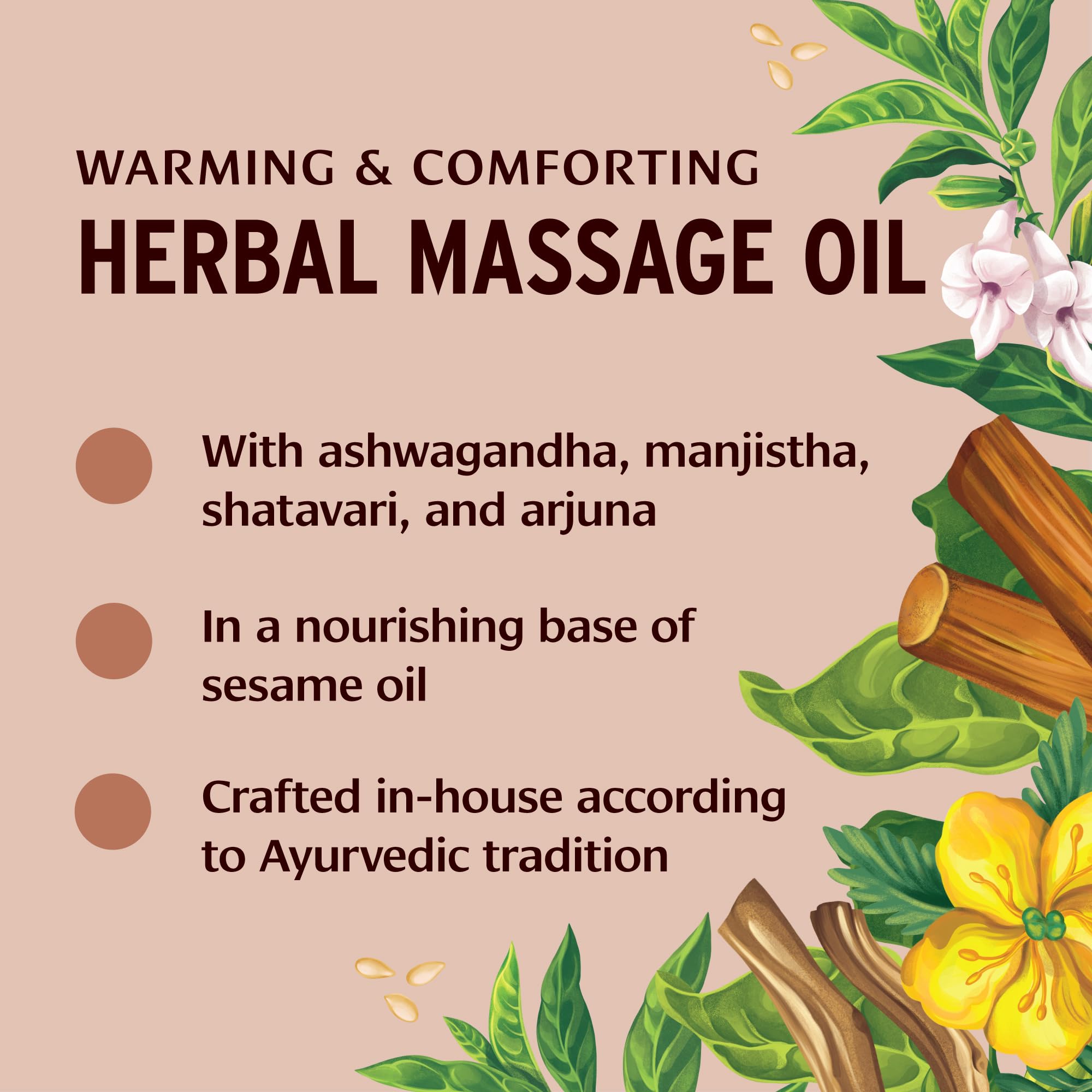 Banyan Botanicals Mahanarayan Oil - 99% Organic Ayurvedic Massage Oil - Soothes Sore Muscles, Supports Healthy and Comfortable J