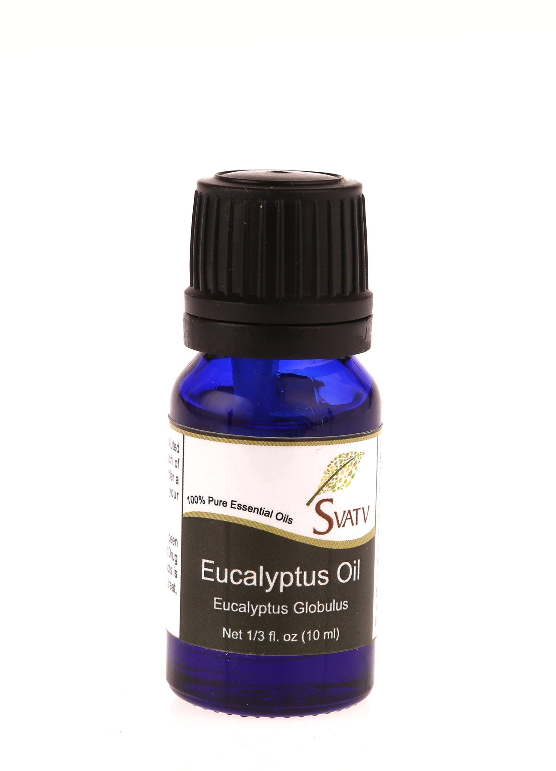 SVATV Eucalyptus Essential Oil Therapeutic Grade Aromatherapy Oils Fragrance Oil for Diffuser Yoga Massage & DIY Personal Care 1