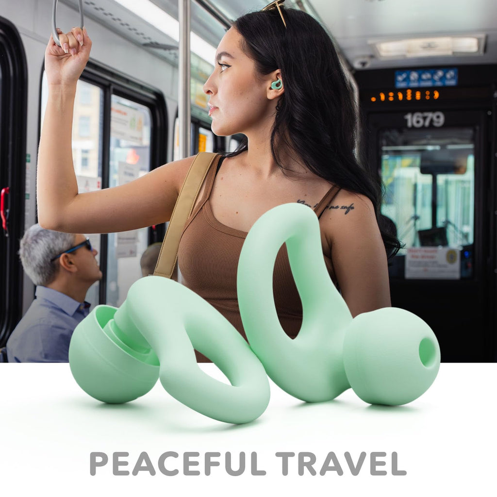 CURVD Everyday Earplugs - Ultra Soft, Customizable Sleep, Travel, Sensitivity, Noise Protection, for Sound Canceling Isolation,