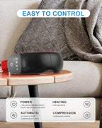 Eye Massager with Heat-Eye Massager for Migraines Relief-Foldable Eye Mask Massager with Music-Smart Goggles Relax Eye Strain-Re