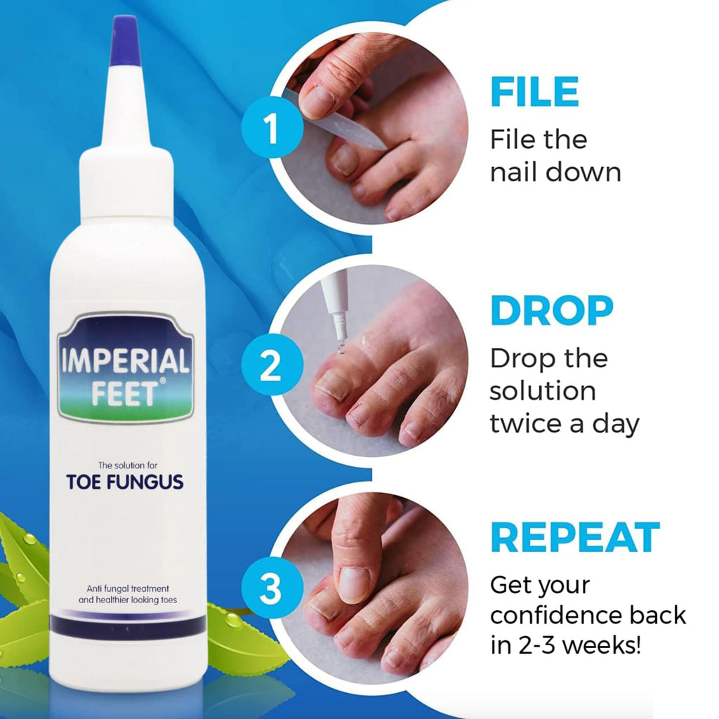 Solution for Toe Fungus and Nail Renewal Treatment (FDA REGISTERED)- Damaged Yellow Nail Care - Extra Strength Nail Care Discolo