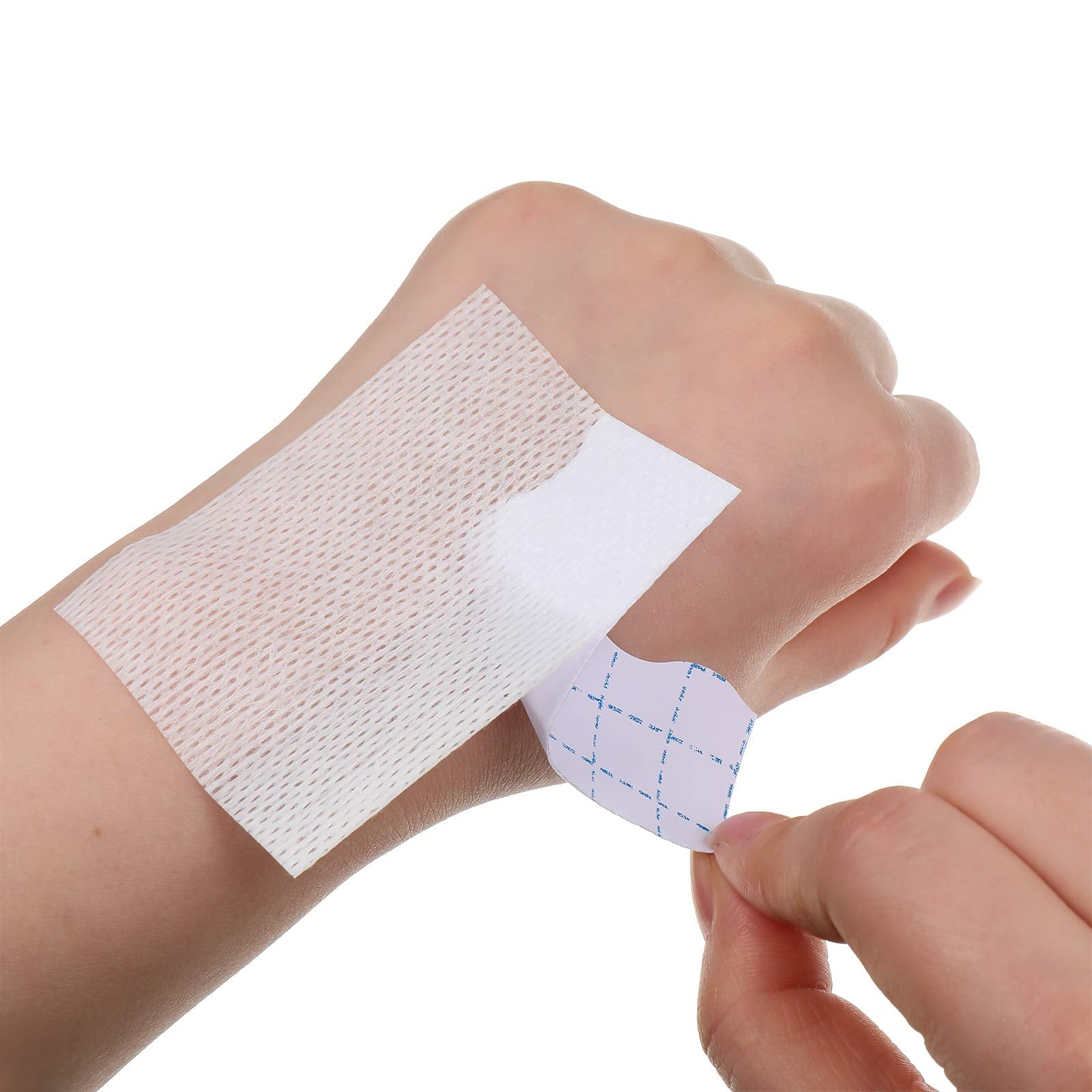 Nuanchu 2 Rolls Non-Woven Cover Roll Stretch Tape Non-Woven Adhesive Bandages Breathable Bandage Tape Cohesive Wrap Bandages Pro
