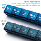 XL Monthly Pill Organizer 1 Time a Day, 28 Day Pill Box Once a Day, 4 Week Pill Case Large Compartments, Yaklim Weekly Vitamin O