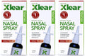 Xlear Nasal Spray, Natural Saline Nasal Spray with Xylitol, Nose Moisturizer for Kids and Adults, 1.5 fl oz (Pack of 3)