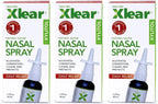 Xlear Nasal Spray, Natural Saline Nasal Spray with Xylitol, Nose Moisturizer for Kids and Adults, 1.5 fl oz (Pack of 3)