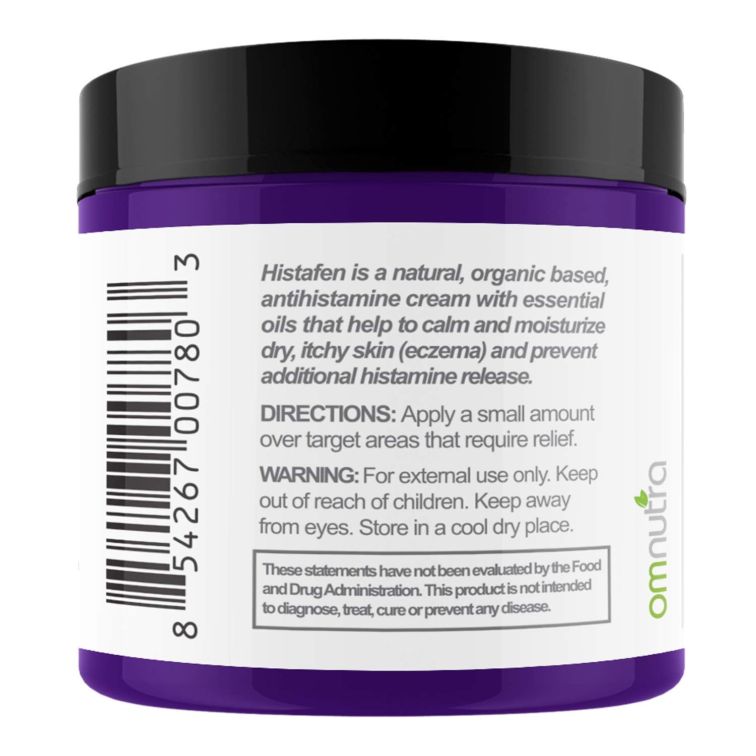 Histafen Antihistamine Itch Calming Cream - 4oz Anti Itch Cream Extra Strength Intensive Healing Lotion Exema Creams for Adults