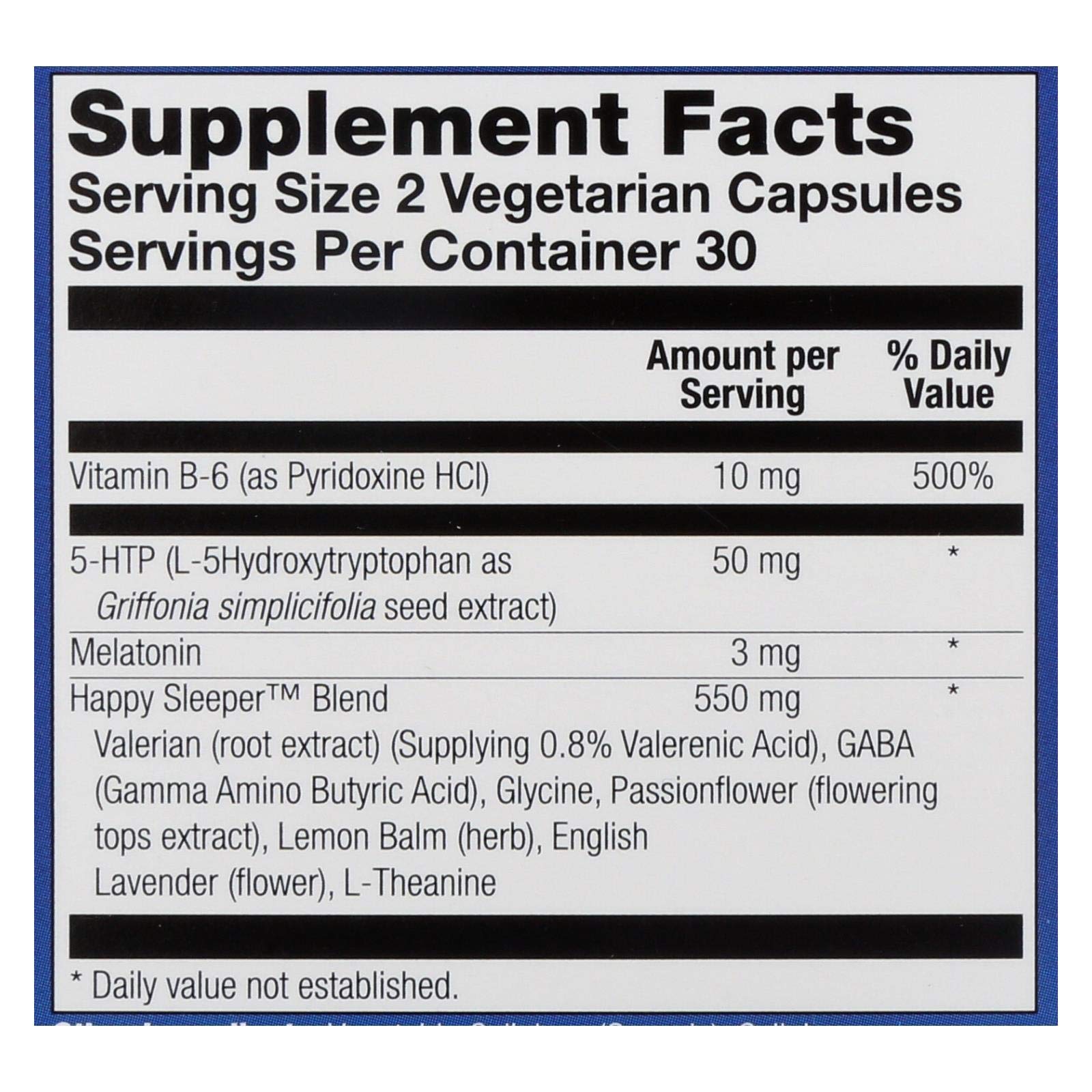 Natural Balance Happy Sleeper, 60 cap