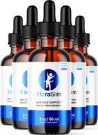 LIVORKA FloraSlim Advanced Formula Liquid Drops, All Natural, Pack of 5 Bottles for 150 Days