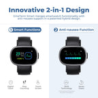 EmeTerm Smart FDA-Cleared Anti-Nausea Wristwatch Touchscreen IP67 Waterproof Morning Motion Sickness Relief Rechargeable Fast Ac
