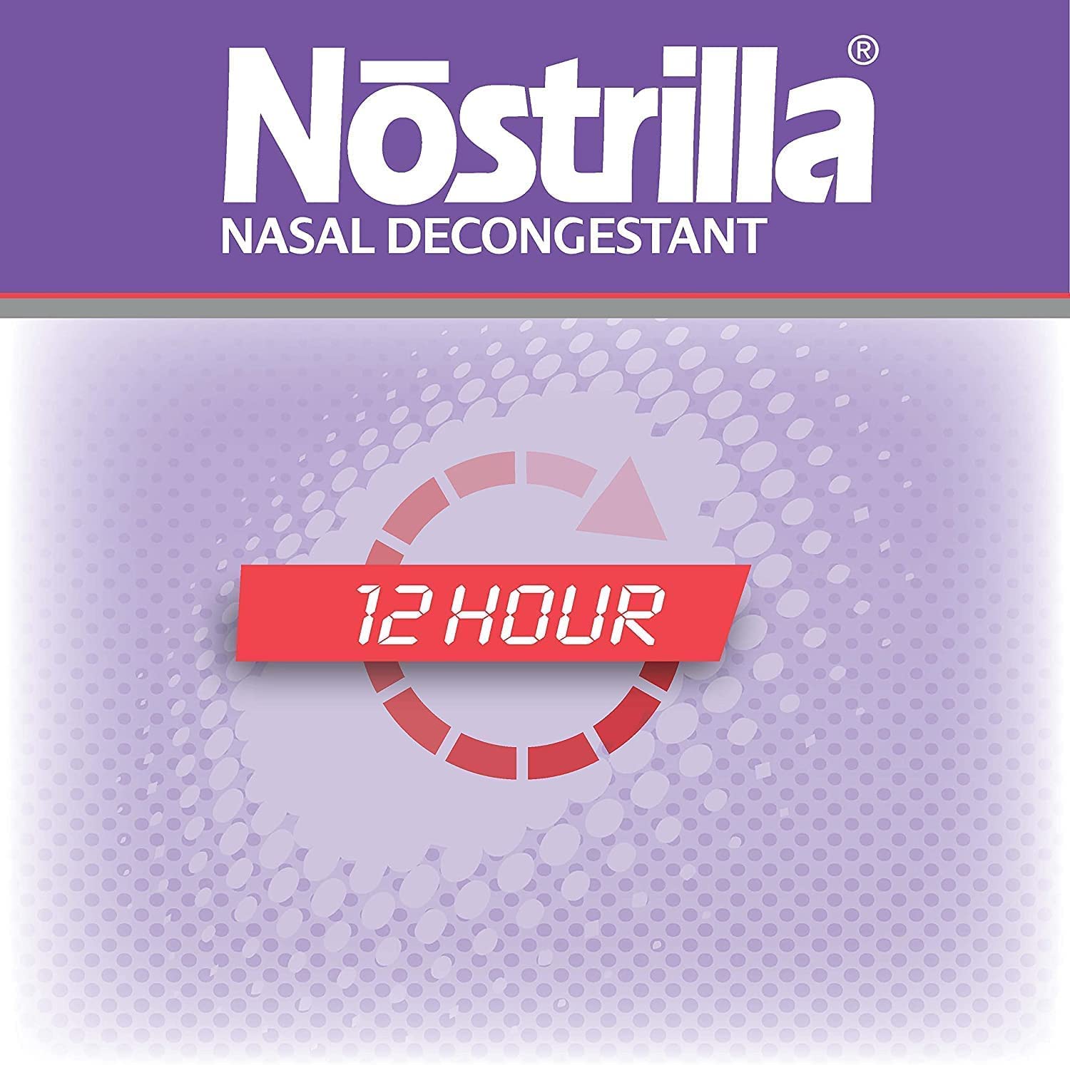 Nostrilla Nasal Decongestant Spray, Stuffy Nose Relief, 0.5 oz (6 Pack)