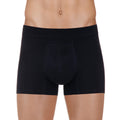 PROTECHDRY Washable & Reusable Urinary Incontinence Cotton Boxer Brief Underwear for Men, Black Large
