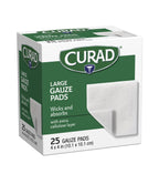 Curad Pro-Gauze Sterile Pads, 4 x, 4, 25 Count (Packaging May Vary)