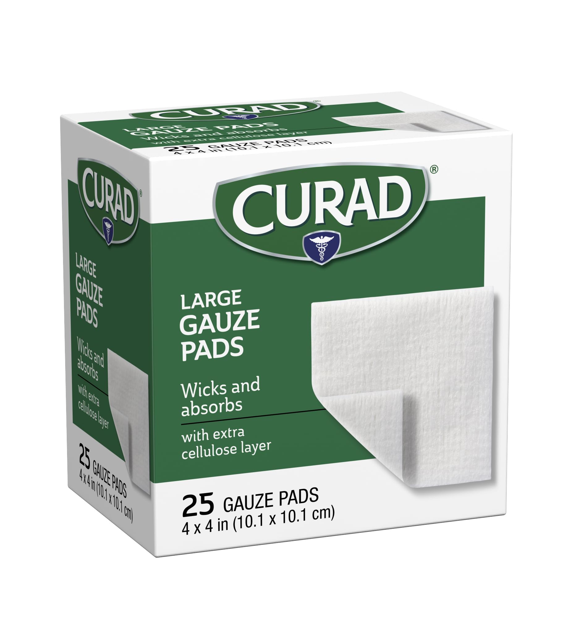 Curad Pro-Gauze Sterile Pads, 4 x, 4, 25 Count (Packaging May Vary)